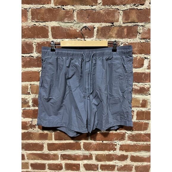 American Eagle Mens Blue Athletic Shorts w/ Drawstring Size Large - Picture 1 of 3